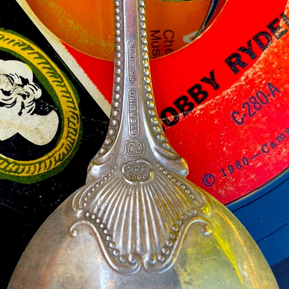 Sterling silver spoon